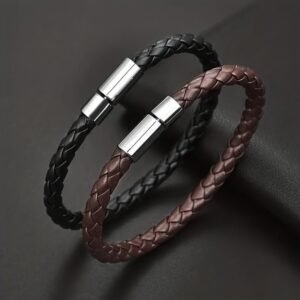 Leather Braided Bracelets