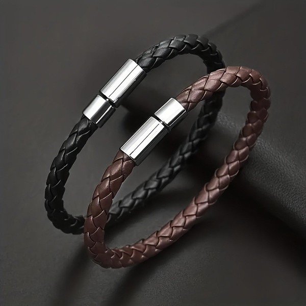Leather Braided Bracelets