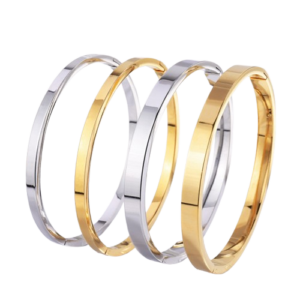 Vacuum Electroplated Plain Ring Bracelet